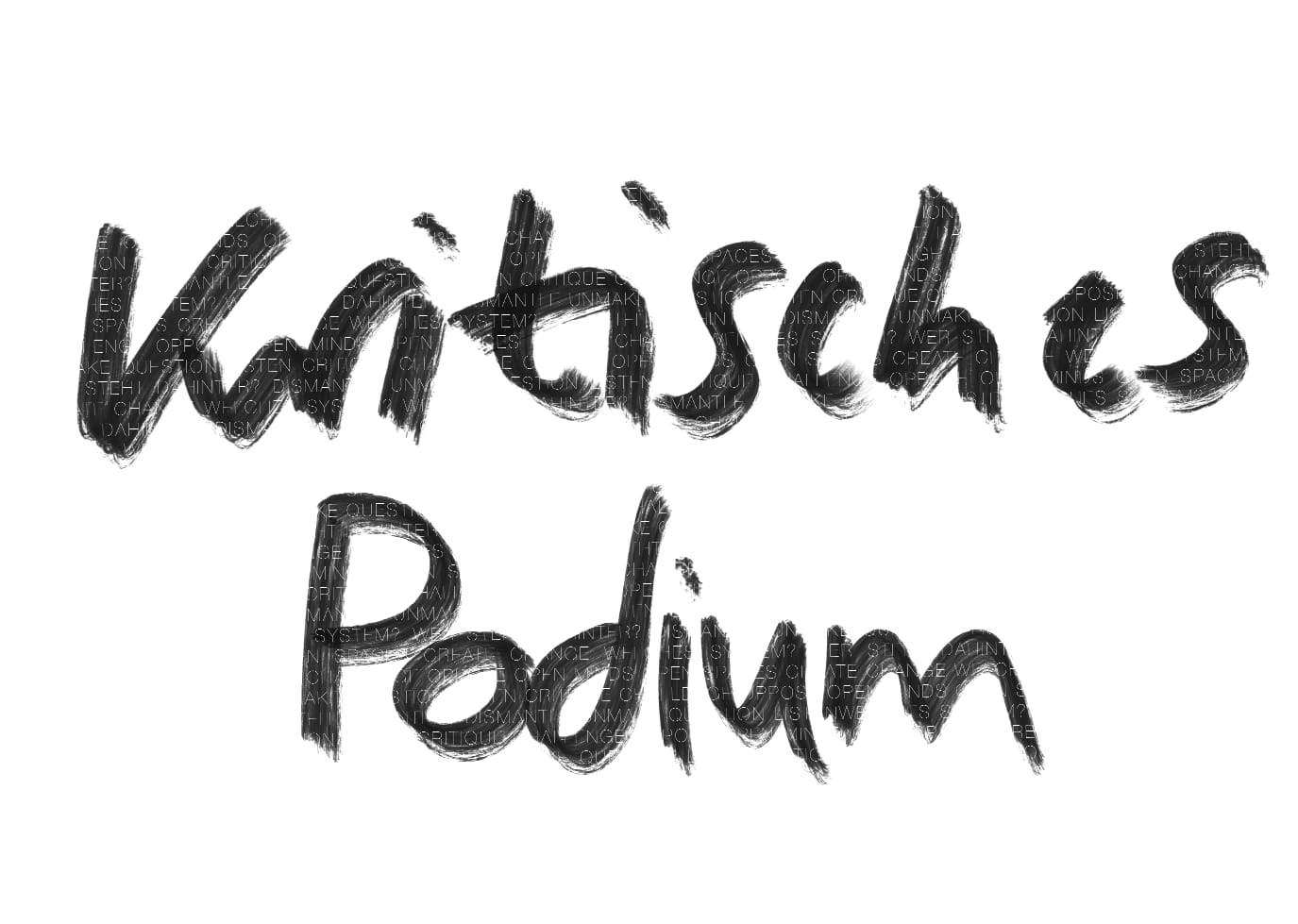Logo Kritisches Podium